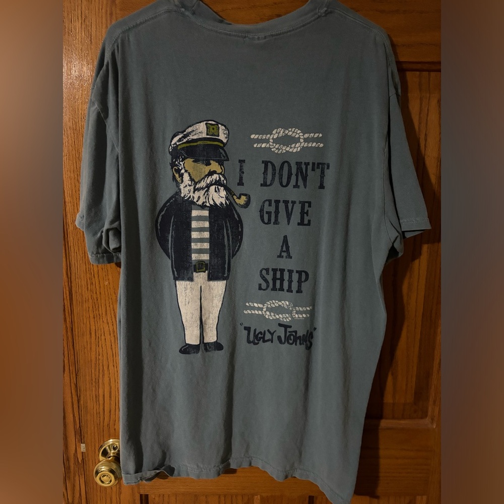 Comfort Colors Blue Graphic Tee - Short Sleeve